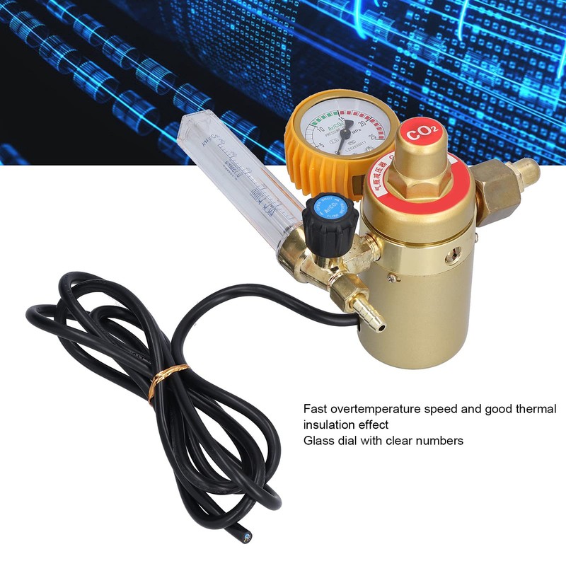 CO2 Regulator, High Power Heating High Accuracy Compression Resistance CO2