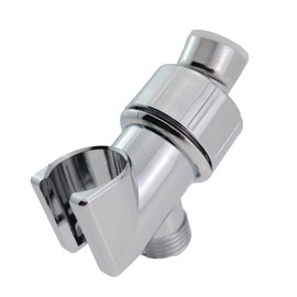 KKUANG 84x60mm Shower Arm Holder Handheld Shower Head Holder Silver 360 Degree Adjustable Direction Steel Ball Shower Bracket for Connecting Shower Arm and Shower Hose