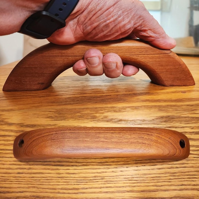 TUNORD Teak Wood Handle Grab Handrail for Boat and RV