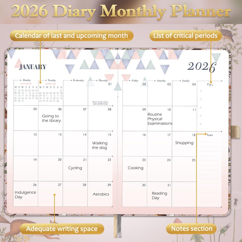 2026 Diary - 2026 Diary A5 Week to view from