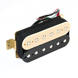 Roswell Pickups HBBC-B4 Hot Link Humbucker Bridge Zebra - Humbucker Pickup for Guitar