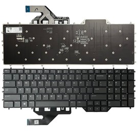 Huasheng Suda Laptop Keyboard Backlight RGB US Replacement for Dell Alienware M17 R2 M17 R3 019PK2 PK132VQ2C01 0CNTHF 0H8FJC
