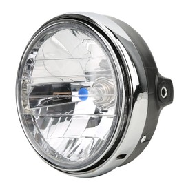 Headlights, Motorcycle Headlights, Front Headlights, Plastic Material, Road Lighting, Signal Showing, Clear Lens, Stylish and Durable, Fits Honda CB400 / CB500 / CB1300 / VTEC / VTR 250 Motorcycle