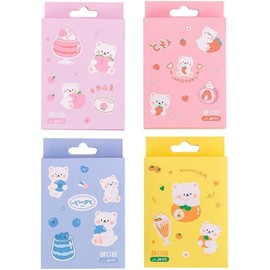 20 Pcs/Box Adhesive Bandages, Random Color Waterproof Band Aid, Cute Kids Bandages, Elastic Sticker,Cartoon Aid Patches Random Styles Adhesive Health and Household Bandaging Supplies