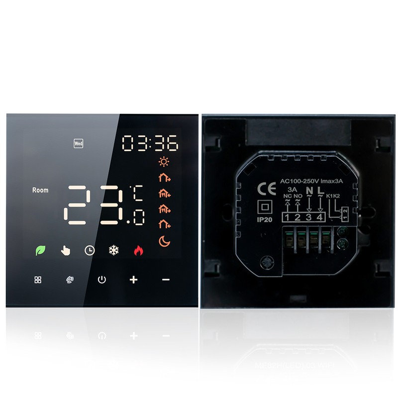 Smart Thermostat 3A Digital Programmable LCD Display Touchscreen Underfloor Heating