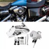 Unbranded Chrome Mid Frame Air Deflector Heat Shield For Harley