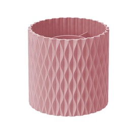 Makeup Brush Holder 360 Degree Rotating Makeup Brush Organizer Multi Functional Desktop Storage Vanity and Bathroom Desk Organizer for Cosmetics and Office Supplies (Pink)