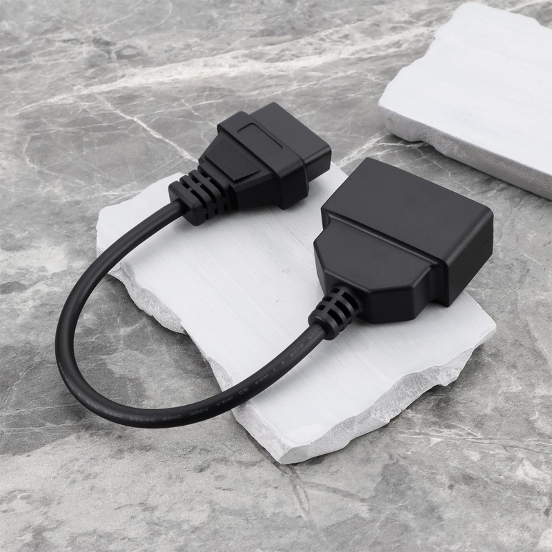 YINETTECH 22 Pin OBD1 to 16 Pin OBD2 Convertor Adapter