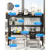 ASIEIT Dish Drying Rack, 3-Tier Over Sink Dish Drainer Drying