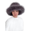 Lina & Lily Oversized Winter Faux Fur Bucket Hat for