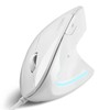 perixx PERIMICE-513W Wired Vertical USB White Mouse - 6 Buttons