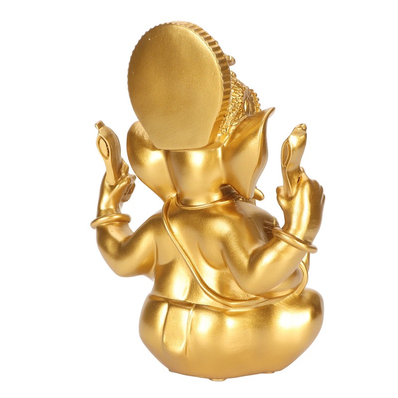 Indian Ganesha Statue Elephant Hindu God Sculpture Resin Decorative Indian