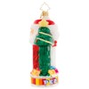Christopher Radko Hand-Crafted European Glass Christmas Tree Decorative Ornament, Jolly
