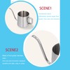 350ml Stainless Steel Hanging Ear Coffee Pot Gooseneck Spout Coffee