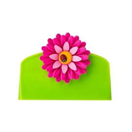VIGAR Flower Power Napkin Holder, Material: Polypropylene and Rubber, Green, Dimensions: 14 x 6 x 10 cm