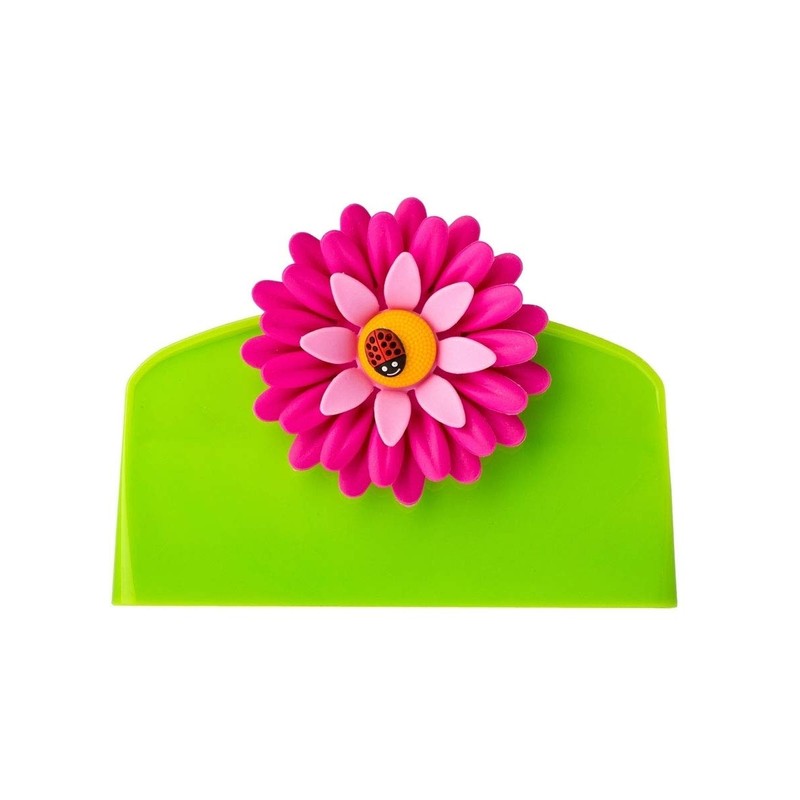 VIGAR Flower Power Napkin Holder, Material: Polypropylene and Rubber, Green,