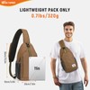 SKYSPER Sling Bag RFID Cross Body Bag Recycled Crossbody Backpack