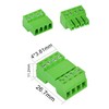 GINTOOYUN 5 Sets 3.81mm Phoenix Connector 4 Pin, 300V 15EDGRK
