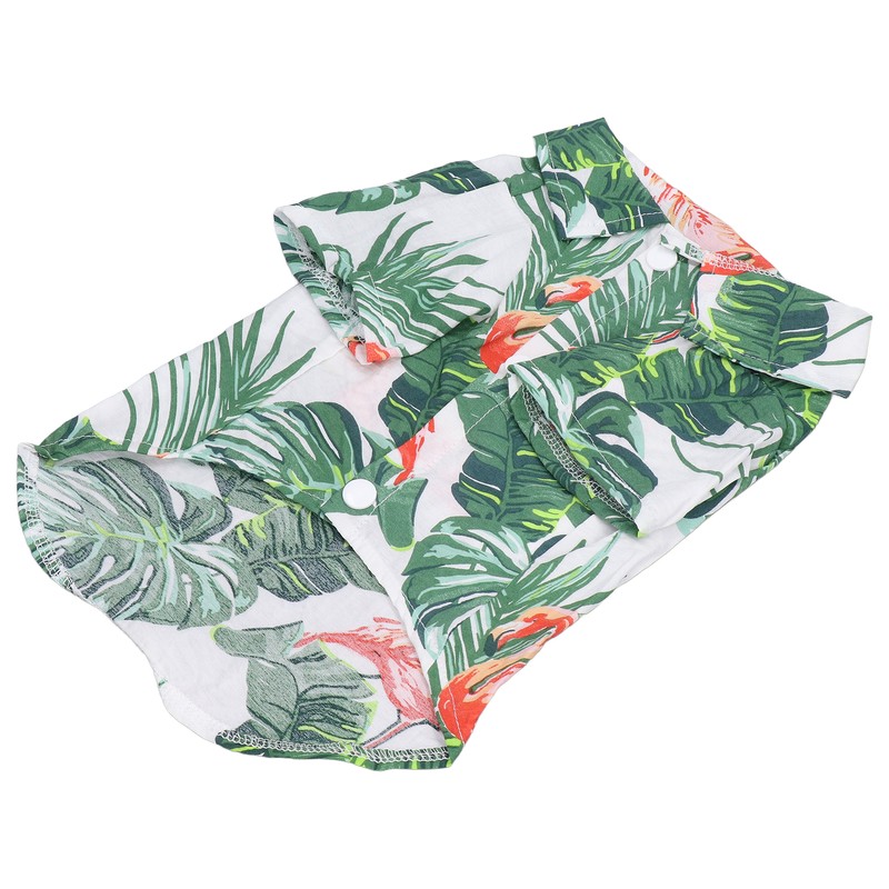 Pet Hawaiian Shirt Hawaiian Style Dog Summer T Shirt Suitable