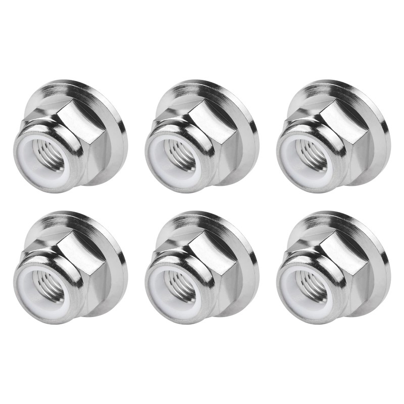 Ruifu Titanium Alloy M6 M8 M10 1.25 1.5mm Flange Nylon