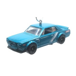 Handmade Christmas Ornament for Nissan Skyline HT 2000GT-X Blue White Stripe