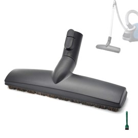EZ SPARES Replacement of SBB Parquet Anti-Collision Smooth Floor Brush with Horsehair for Miele Vacuum Cleaner 35mm 1 3/8"
