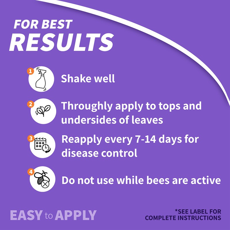 Bonide Rose Shield Spray, 128 oz Ready-to-Use, Insect and Disease