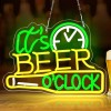 Beer O'clock LED Light Sign Eco friendly