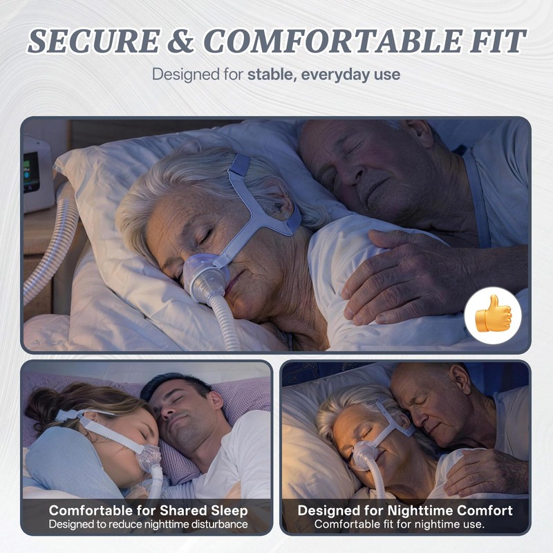 3PCS Replacement Nasal Cushion for ResMed AirFit N20 Mask, Compatiable