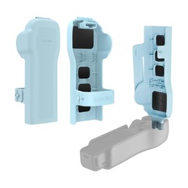 Pocket 3 Cover Case Accessories, DJI Pocket 3 Gimbal Screen Protective Cover, 3 CPL/ND Filter Storage Slots Hanging Rope Hand Rope with Buckle Cute Travel (Blue)