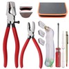 weideer 10pcs Heavy Duty Glass Running Pliers Breaker Grozer Pliers