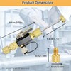 GUMLEG Valve Core Removal Tool for Home HVAC Appliance, 1/4"