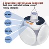 4000mah Folding Solar Lamp with Remote Control Camping Lantern Tent