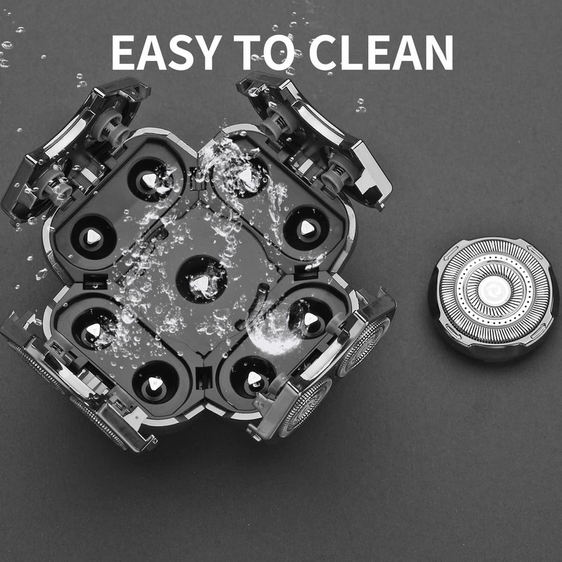 9 Blades Head Shaver Men's Electric Shaver Replacement Heads Universal