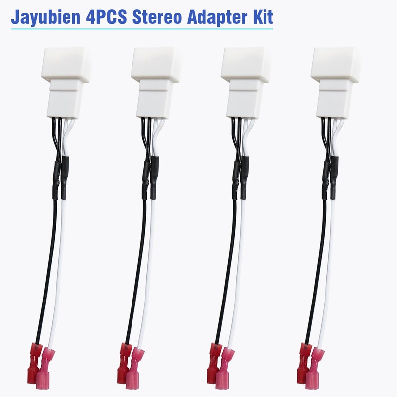Jayubien Car Front Dash Speaker Harness Compatible with Toyota Camry