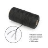 jijAcraft 426 Feet Black Nylon String, #36 Braided Mason Nylon