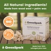 GreenSpark Natural All Weather Fire Starters 70 Pcs, Smoker, BBQ,