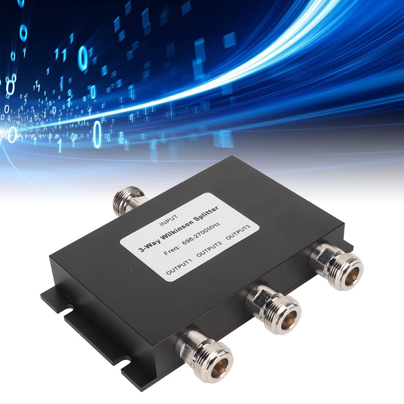 3 Way TV Signal Splitter Professional 698‑2700MHz 3 Way Power