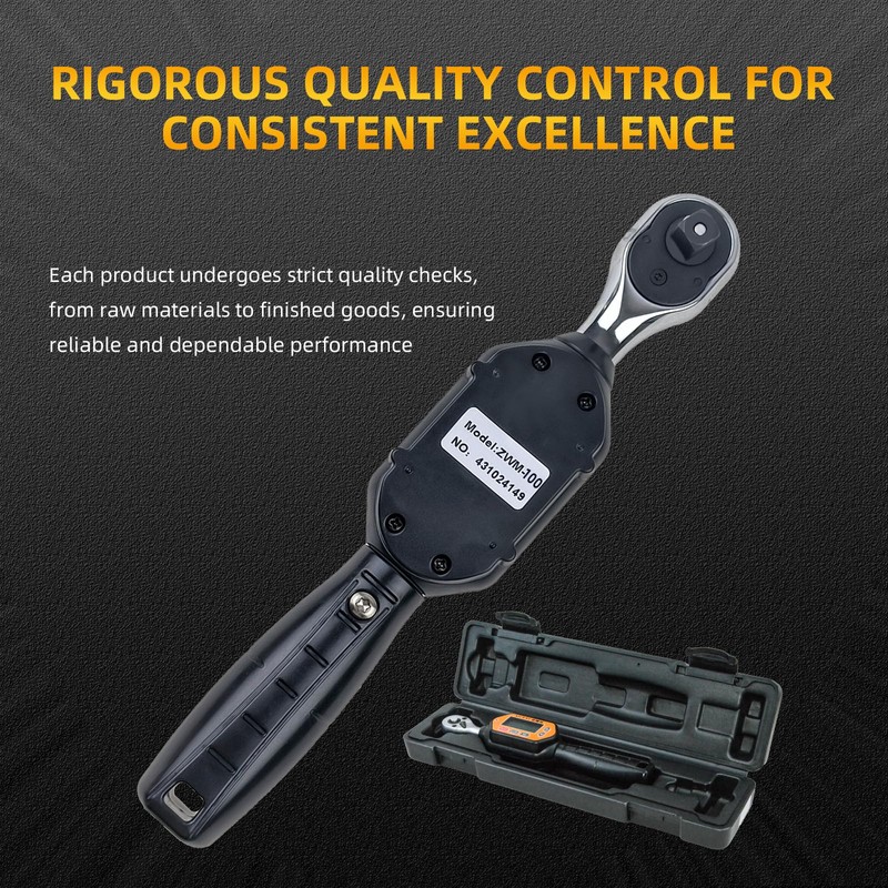 AICEYI Digital Torque Wrench, 73.7 Ft.lbs/3-100 N.m, 1/2 in Drive