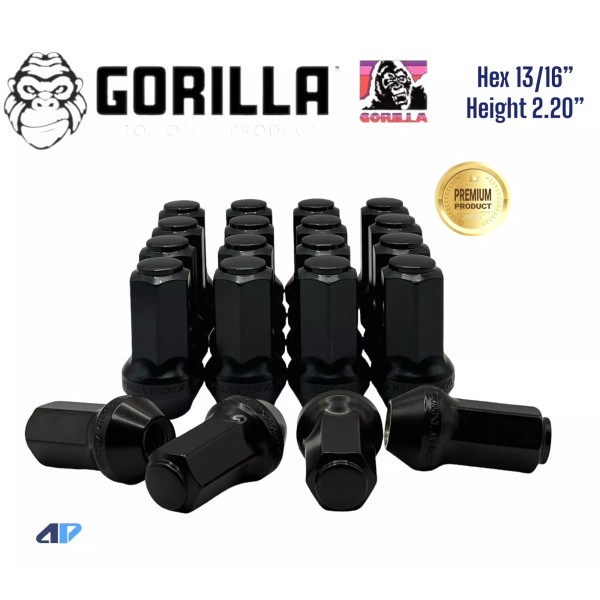 Gorilla Automotive 24 Black Ford OEM Factory Style 14x2.0 Lug