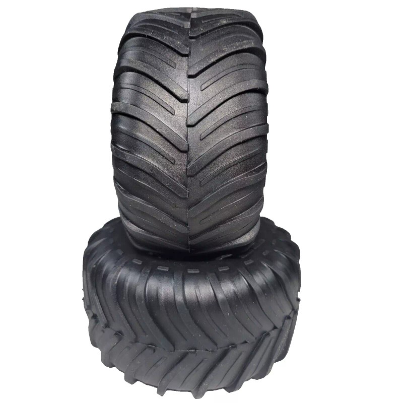 Universal Arrma Gorgon dBoots Chevron MT Glued Tires & 14mm