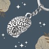 SAE99 Alloy Cerebrum Brain Keychain