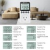 KETOTEK Electricity Usage Monitor Plug Digital Watt Meter Electrical Power