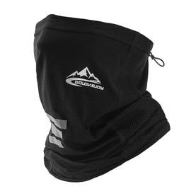 Eroilor Stretchable Tubular Multifunctional Headwear Breathable UPF50 + Summer Cooling Mask, Black grid