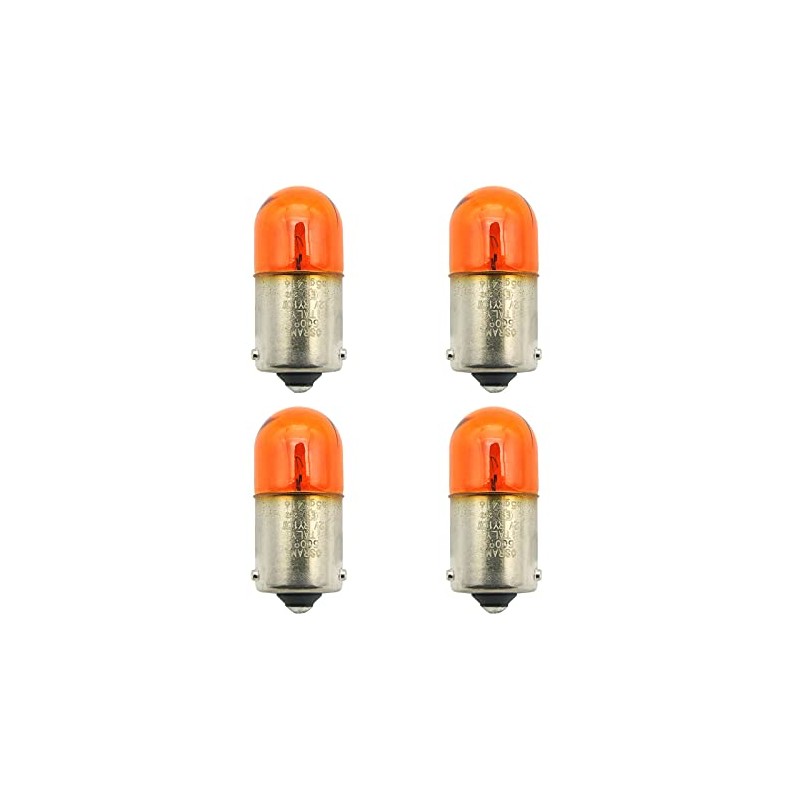 BSK 12V RY10W BAU15S 5009 Amber Turn Signal Light Bulbs