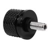 Stainless Knurled Fender Seat Bolt Screw, Aluminum- 1/4"-20 Thread Compatible