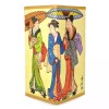 SET of 4 Japanese Rice Paper Wallets (Bijin, Rainy, Book
