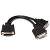 BeMatik - Duplicator Cable DMS59-Male to DVI-I-2X female 15cm