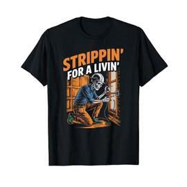 Trippin' For A Livin' Funny Skeleton Electrician Lover T-Shirt