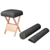 SKM Folding Massage Stool with 12 cm Thick Seat &